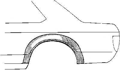 VAN WEZEL 372146 -  Боковина